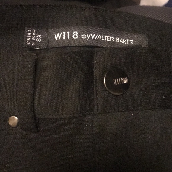 NWT W118 Walter Baker stretch black leggings xs - Picture 4 of 5